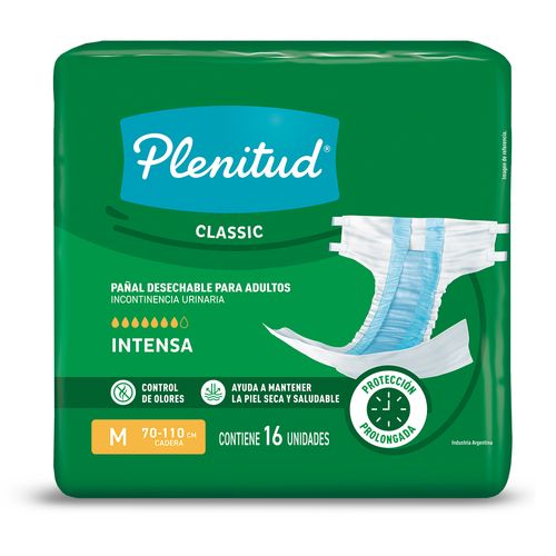 Pañales para Adultos Plenitud Classic Talle M