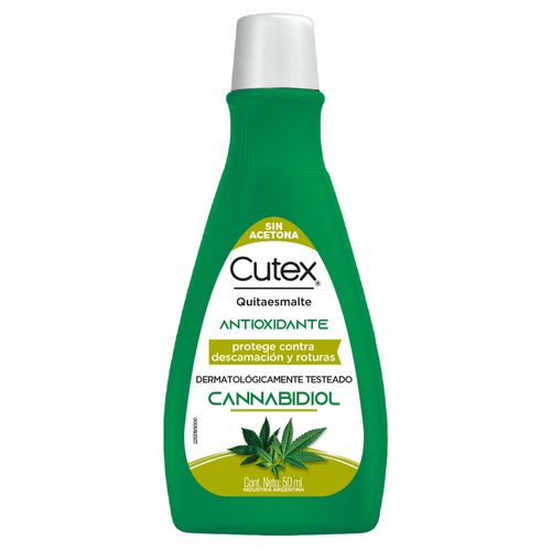 Quitaesmalte Cutex Antioxidante & Cbd x 50 ml