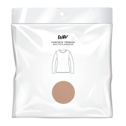 Camiseta Térmica Wav Nude Talle Único