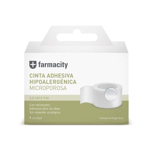 Tela Adhesiva Farmacity Microporosa l: 9 m a: 2,5 cm