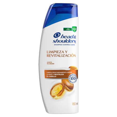 Shampoo Head & Shoulders Limpieza y Revitalización x 180 ml