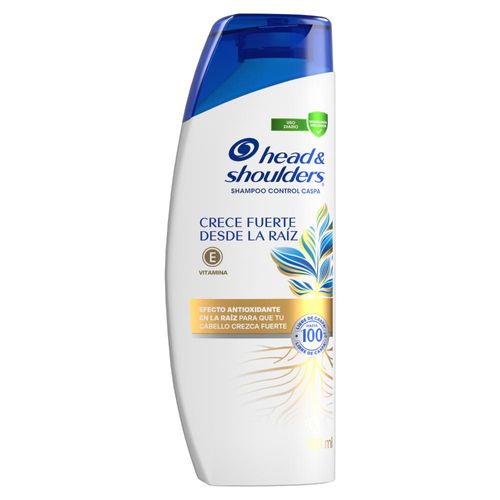 Shampoo Head & Shoulders Control Caspa Crece Fuerte desde la Raíz x 180 ml