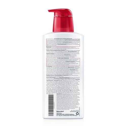 Loción Corporal Hidratante pH5 Eucerin para Piel Seca y Sensible x 400 ml