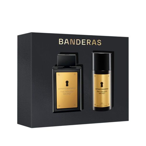 Set EDT Banderas Golden Secret x 100 ml + Deo x 150 ml