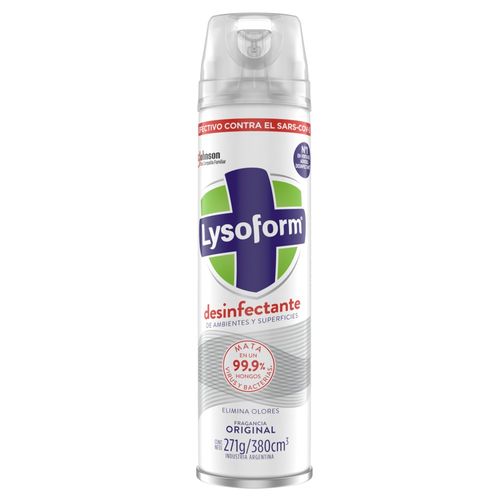 Desinfectante de Ambientes Lysoform Original x 380 ml