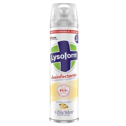 Desinfectante de Ambientes Lysoform Cítrica x 360 ml