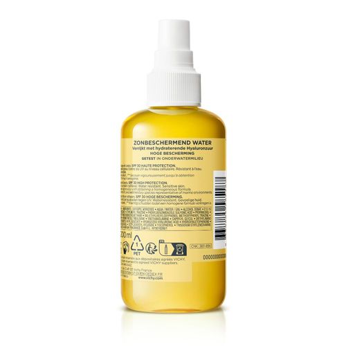 Agua Protectora Hidratante Vichy Idéal Soleil FPS 30 en Spray x 200 ml