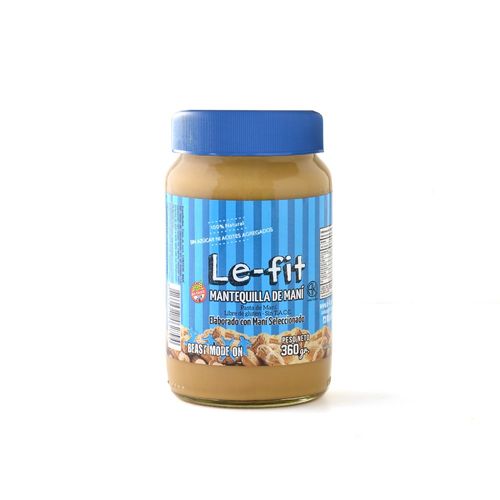 Mantequilla de Maní Le-Fit Natural x 400 g