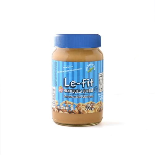 Mantequilla de Maní Le-Fit con Stevia x 400 g