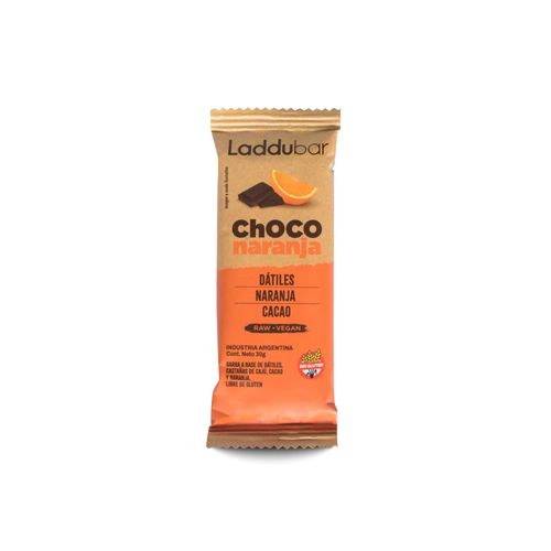 Barrita Laddubar Naranja y Choco x 30 g
