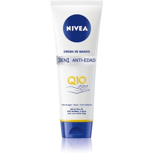 Crema de Manos Antiarrugas Nivea Q10 3 en 1 para Piel Normal a Seca x 100 ml