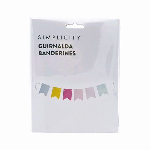 Guirnalda Banderin de Colores Simplicity Party