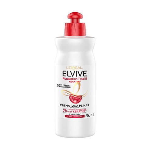 Crema para Peinar Elvive Reparación Total 5 Keratin x 250 ml