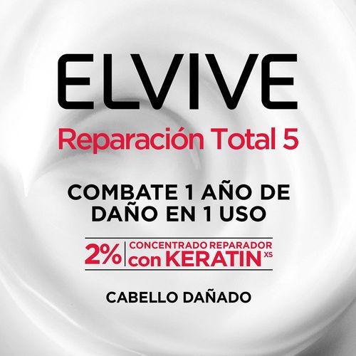 Shampoo Elvive Reparación Total 5 Keratin x 200 ml