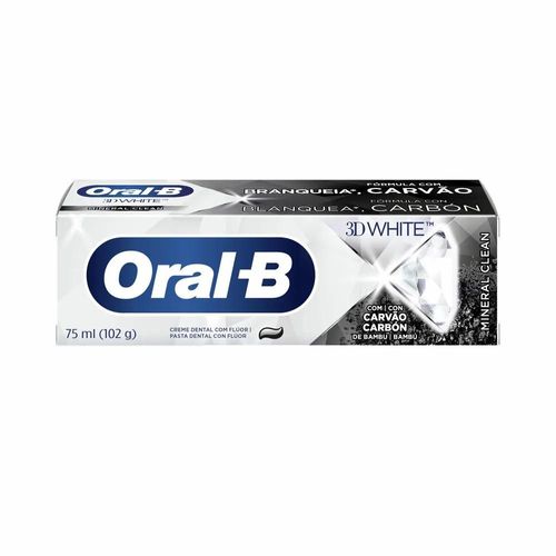 Pasta Dental Oral B 3D White Mineral Clean x 102 g