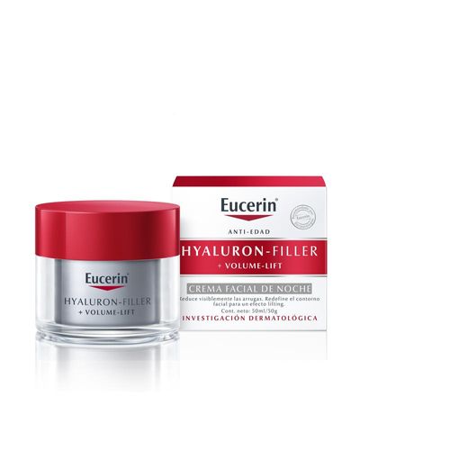 Crema de Noche Eucerin Hyauron-Filler + Volume-Lift para Todo Tipo de Piel x 50 ml