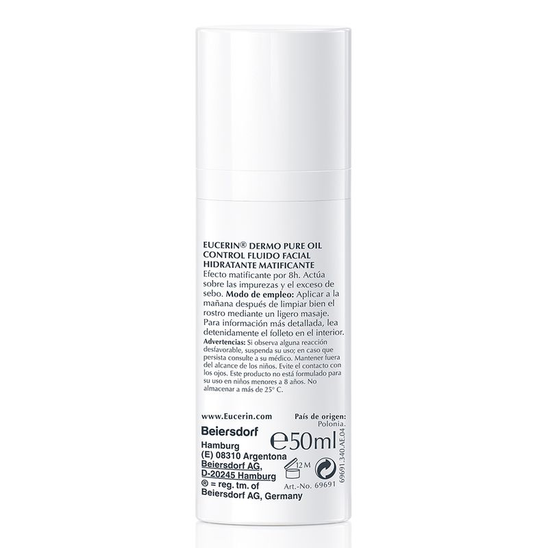 Fluido-Facial-Hidratante-Matificante-Eucerin-Dermopure-Oil-Control-X-50-Ml