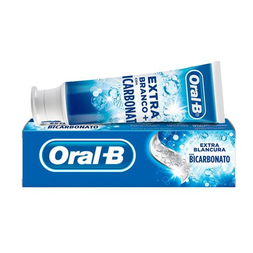 Pasta Dental Oral-B Extra Blancura con Bicarbonato x 70 g