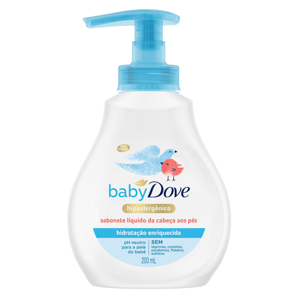 Jabón Líquido Dove Baby Hidratación Enriquecida x 200 ml - Farmacity