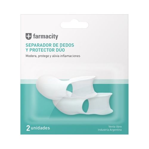 Separador de Dedos y Protector Dúo Farmacity de Gel Polímero x 2 un