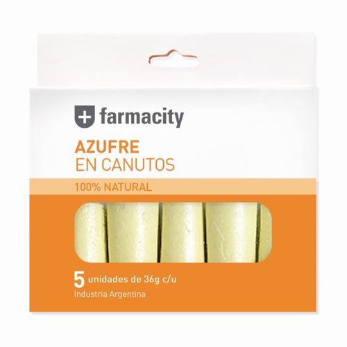 Barras de Azufre Farmacity x 5 un