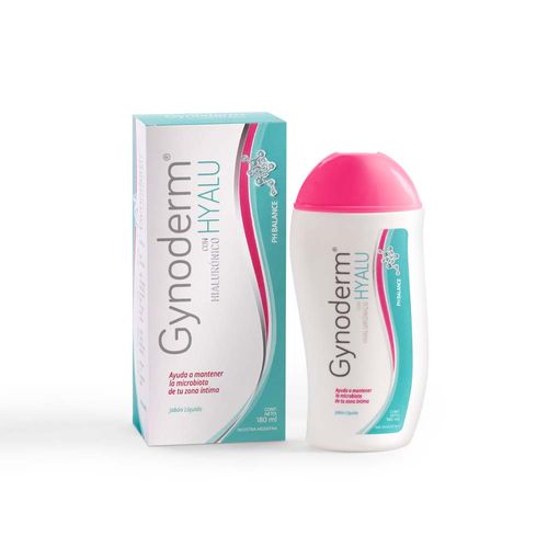 Jabón Íntimo Femenino Gynoderm con Hyalu x 180 ml