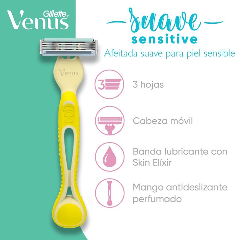 maquina-afeitar-venus-desechable-simply-3-sensitive-x-2-un