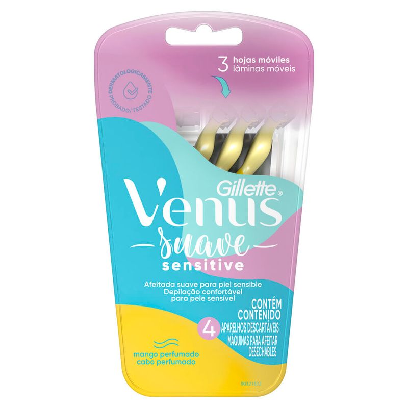 maquina-afeitar-venus-desechable-simply-3-sensitive-x-4-un