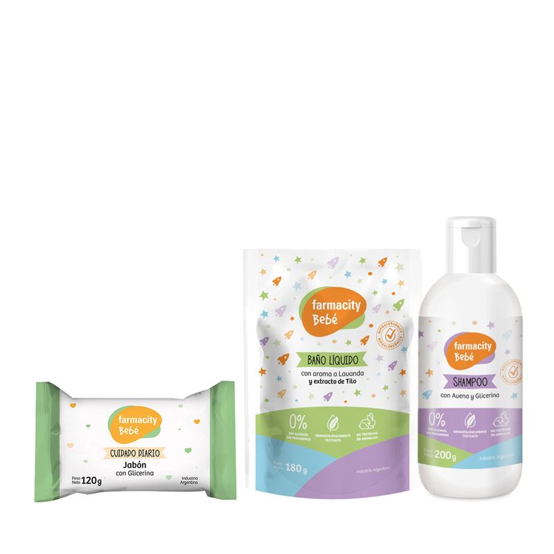 combo-bano-farmacity-bebe-jabon-de-glicerina-x-120-g-repuesto-de-bano-liquido-x-180-ml-shampoo-de-avena-x-200-ml