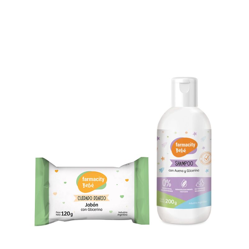 combo-bano-farmacity-bebe-jabon-de-glicerina-x-120-g-shampoo-de-avena-x-200-ml