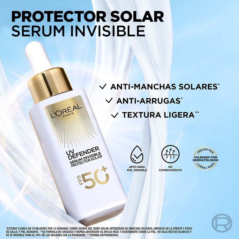 serum-facial-invisible-loreal-paris-uv-defender-fps-50-x-30-ml