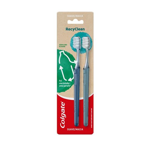 Cepillo Dental Colgate RecyClean x 2 un