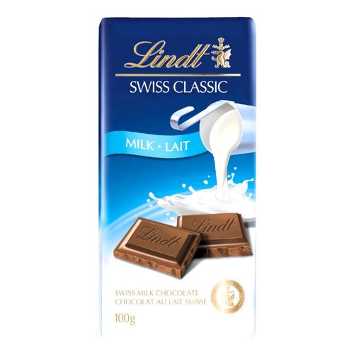 Chocolate Lindt Swiss Clasic Milk x 100 g