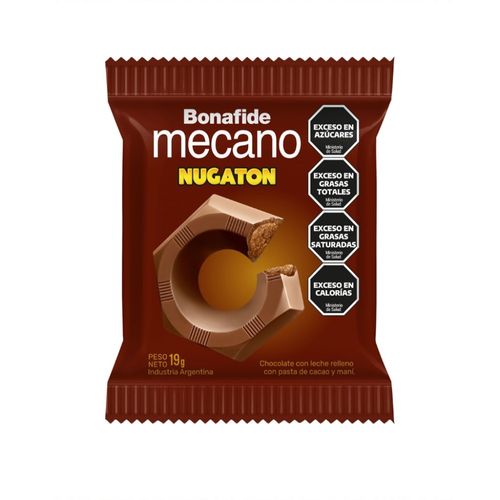 Bocadito de Chocolate Bonafide Mecano Nugaton x 19 g