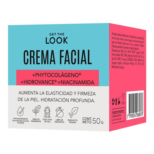 Crema Facial Get The Look Phytocolageno x 50 g