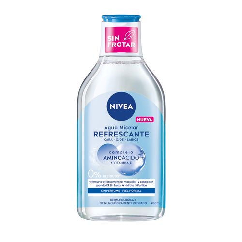 Agua Micelar Nivea 5 en 1 MicellAIR para Piel Normal x 400 ml