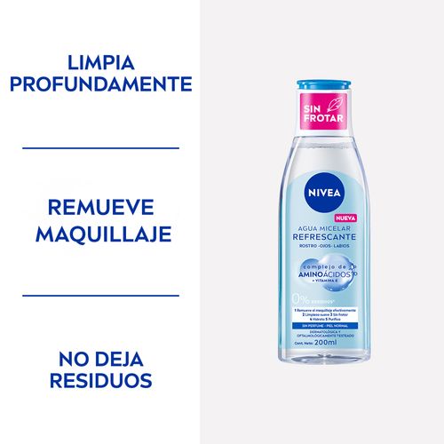 Agua Micelar Nivea 7 en 1 MicellAIR para Piel Normal x 200 ml