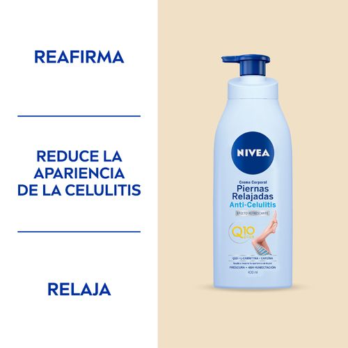 Crema Corporal Anti-Celulitis Nivea Piernas Relajadas x 400 ml