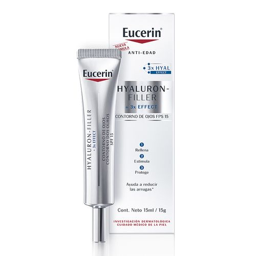 Contorno de Ojos Antiarrugas Eucerin Hyaluron-Filler 3 Effect Fps 15 x 15 ml