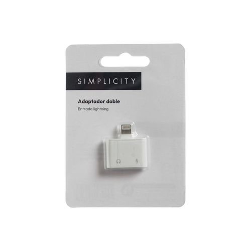 Adaptador Doble Simplicity para Iphone