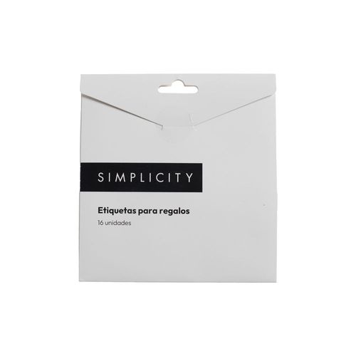 Etiquetas Simplicity para Regalos x 16 un