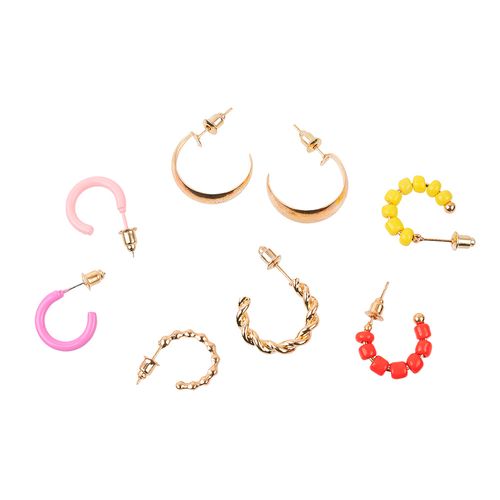 Set de Aros Wav Y2K x 4 un