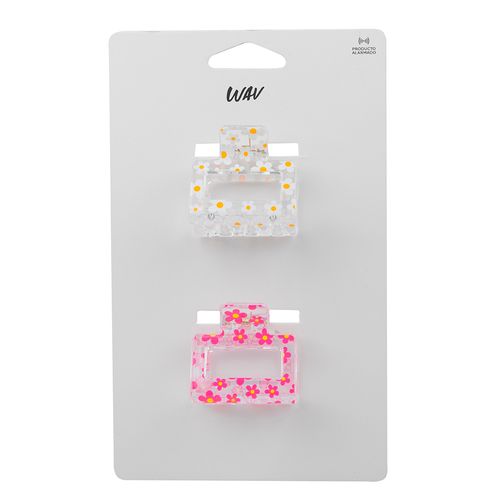 Set de Broches Wav Traslucidos Y2K x 2 un