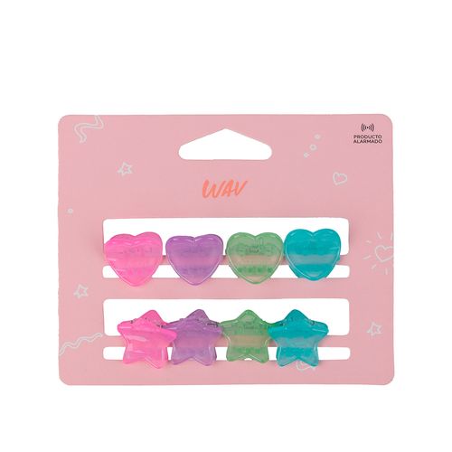 Set de Mini Broches Wav Corazon x 8 un