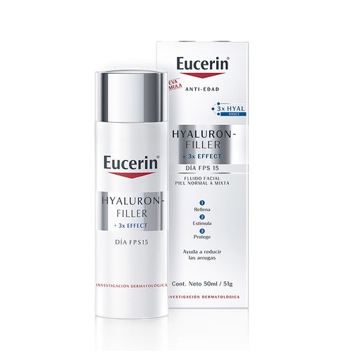 Crema Antiarrugas de Día Eucerin Hyaluron-Filler+ 3x  Effect 50 ml