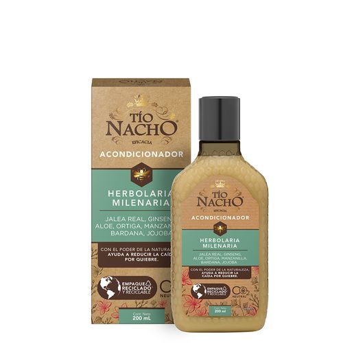 Acondicionador Tío Nacho Herbolaria Milenaria x 200 ml