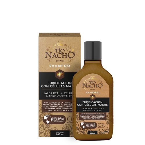 Shampoo Tío Nacho Purificación x 200 ml