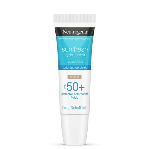 Protector Solar Facial Neutrogena Hydro Boost Tono Claro FPS 50 x 40 ml