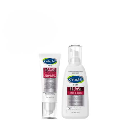 Combo Cetaphil Pro Ar Calm Control Crema Hidratante Facial x 50 ml + Espuma Limpiadora Facial x 236 ml