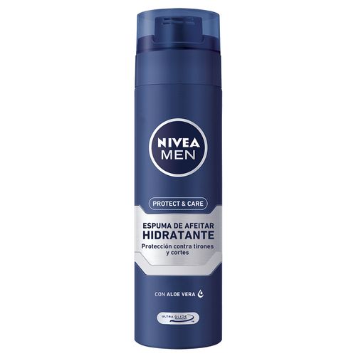 Espuma de Afeitar Nivea Men Protect & Care para Todo Tipo de Piel x 200 ml